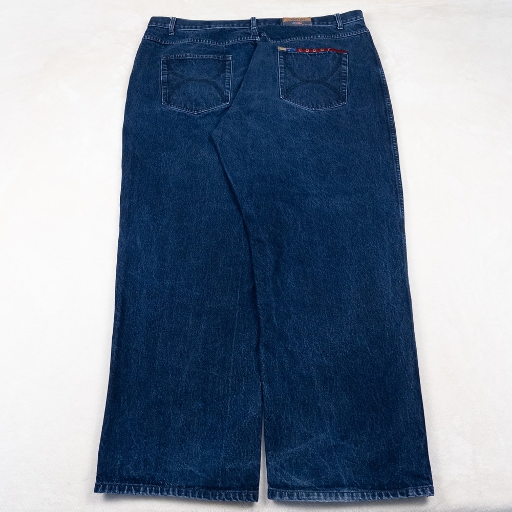Vintage COOGI Down Under Blue baggy jeans men‎ 44x34 dark wash Y2K skater
